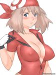 bandana big_breasts breasts cleavage hair may_(pokemon) pokemon