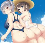  2_girls beach bikini huge_ass thong 