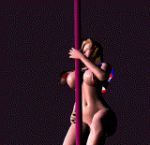  animated big_breasts breasts dead_or_alive gif nipples stripper_pole tina_armstrong 