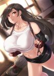  1girl 1girl 1girl abs big_breasts big_breasts breasts cleavage clothed_female female_focus female_only final_fantasy final_fantasy_vii high_res huge_breasts looking_at_viewer moisture_(chichi) red_eyes solo_female solo_focus tagme tifa_lockhart video_game_character video_game_franchise 