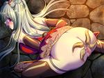 1girl anal ass bdsm beastiality bondage bound bug censored game_cg hime_dorei insect liese_luvence ring2 rope slug snail solo thighhighs