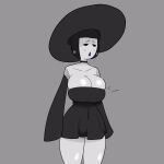big_breasts breasts cleavage creepy_susie goth hat hot sweat the_oblongs