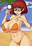  ass bikini glasses huge_breasts scooby-doo thighs velma_dinkley 
