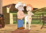  ass blackzacek breasts cmdrzacek erect_nipples family_guy lois_griffin mayor_wild_wild_west nude pale_breasts pubic_hair pussy thighs 