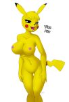 big_breasts breasts creatures_(company) electric_type_pokemon female game_freak gen_1_pokemon navel nintendo nipples nude pikachicka pikachu pokemon pokemon_(anime) pokemon_(creature) pokemon_(game) pokemon_(species) pokemorph pose pussy solo tail thigh_gap video_games yellow_fur