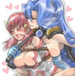  2girls :d :o age_difference akane_(pokemon) art babe bad_id bare_shoulders bdsm big_breasts blue_hair blush bondage bound breast_press breasts breasts_out breasts_outside cape clair clair_(pokemon) cleavage closed_eyes gym_leader hair hair_ornament half-closed_eyes heart ibuki_(pokemon) lactation long_hair looking_at_another love low_twintails multiple_girls natsu315 naughty_face nintendo nipples off_shoulder open_mouth pink_hair pokemon pokemon_(anime) pokemon_(game) pokemon_gsc pokemon_heartgold_and_soulsilver pokemon_hgss ponytail rape red_hair round_teeth shiny shiny_hair short_hair smile tears teeth undressing upper_body whitney yuri 