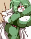 1girl anthro anthrofied artist_request ass ass_grab bent_over big_breasts blush breasts chest_jewel cleavage creatures_(company) cum cum_in_pussy cum_inside cum_string cum_trail curvy doggy_position doggystyle drooling fairy_type_pokemon fang from_behind fucked_silly furry game_freak gardevoir gen_3_pokemon green green_hair hair_over_one_eye happy_sex huge_breasts large_breasts monster nintendo open_mouth orgasm overflow pokemon pokemon_(anime) pokemon_(creature) pokemon_(game) pokemon_(species) pokemon_rse pokephilia psychic_type_pokemon red_eyes rolling_eyes saliva sex short_hair simight smile solo solo_focus sweat torogao