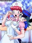 2_girls 2girls :0 :o :p aqua_hair arm arms art artist_name babe bare_arms big_breasts blue_eyes blush breast_grab breasts brown_eyes creatures_(company) female/female female_only from_behind game_freak gloves grabbing grabbing_from_behind green_hair hair_rings hat humans_of_pokemon joy_(pokemon) junsaa_(pokemon) long_hair looking_at_another moaning multiple_girls neck nintendo nurse nurse_cap nurse_joy nurse_uniform officer_jenny open_mouth pervert pink_hair pokemon pokemon_(anime) pokemon_(game) police police_hat police_uniform policewoman porkyman puffy_sleeves sexual_harassment short_hair short_sleeves surprised tongue tongue_out uniform white_gloves yuri zone_2000_(artist)