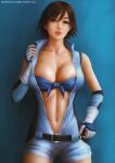  1girl big_breasts breasts cleavage female_only kazama_asuka looking_at_viewer tekken yupachu 