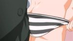  animated animated_gif ass buttjob gif machi_gurumi_no_wana panties rubbing striped striped_panties takagi_yui underwear 