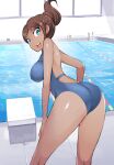 asahina_aoi big_breasts danganronpa nac000 one-piece_swimsuit pool 