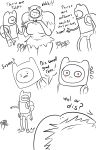  ! adventure_time animal_ears ass bear_ears bent_over blush cat_ears comic erection finn_the_human flower flowers funny monochrome muscle no_panties smile sunflower surprise susan_strong 