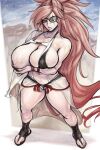  1girl 1girl 1girl areola baiken big_breasts breasts clothed_female female_focus female_only guilty_gear huge_breasts long_hair mature mature_female snowyfeline solo_female solo_focus tagme video_game_character video_game_franchise 