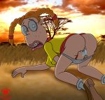  anus ass bigtyme eliza_thornberry fingering glasses hairless_pussy masturbation outside pussy pussy_juice the_wild_thornberrys 