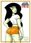 ass callmepo disney kim_possible looking_back pinupsushi shego white_background