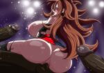 1girl 3boys ahegao alternate_ass_size alternate_breast_size android_21 android_21_(human) anus ass big_ass big_breasts billvicious blush bottomless breasts clothed_female cowgirl_position cum dark-skinned_male dark_skin dat_ass dragon dragon_ball dragon_ball_fighterz dragon_ball_super:_super_hero glasses gloves high_res hips hoop_earrings hourglass_figure huge_ass huge_breasts imminent_interracial interracial large_ass legwear long_hair looking_back male/female mature mature_female milf moaning multicolored_clothes multicolored_dress multiple_boys nipples penetration penis pussy red_hair sex shiny_skin sitting solo_focus straight sweat tagme testicle thick_thighs thighs uncensored vaginal vaginal_penetration video_game_character voluptuous vomi_(dragon_ball) wide_hips