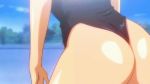  2girls alignment_you!_you! animated animated_gif ass ass_bounce ass_grab blush face_in_ass gif head_on_butt heart huge_ass jiggle multiple_girls one-piece_swimsuit sakurako_(alignment_you!_you!) swimsuit takahashi_naoko yuri 