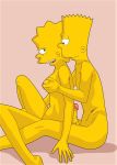  bart_simpson breasts brother_and_sister erect_nipples erect_penis holding_breasts incest lisa_simpson nude the_simpsons 