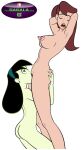 ahegao ass_grab erect_nipples female_only gagala kim_possible laurie_(kim_possible) nude phillipthe2 pussylicking shego side_view sideboob yuri