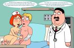 breasts character_request dialogue dr._elmer_hartman erect_penis family_guy imminent_sex lois_griffin nude_female puffy_pussy red_anus uso_(artist)