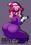 1girl ass big_ass bubble_ass bubble_butt curvy cute daisy-pink71 female_focus female_only floating ghost ghost_girl huge_ass insanely_hot large_ass lipstick mario_(series) nintendo no_eyes paper_mario:_the_thousand_year_door pink_hair purple_skin round_ass seductive seductive_smile sexy sexy_ass sexy_body sexy_lips smelly_ass smile super_mario_bros. thick thick_ass vivian_(paper_mario) witch witch_hat yellow_lipstick