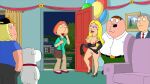  american_dad birthday bondage_gear brian_griffin chris_griffin clothed_female family_guy imminent_sex imminent_yuri lois_griffin mayor_adam_west nude_female peter_griffin surprised 
