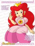  looking_at_viewer nintendo peach_pie princess_peach princess_toadstool red_hair sakurakasugano super_mario_bros. the_super_mario_bros._super_show! 
