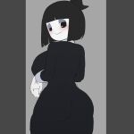 big_ass big_breasts blush clothed creepy_susie goth looking_at_viewer the_oblongs wedgie
