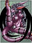  bat bat_wings blood breasts chalo chalodillo demon dominatrix female furry photo_background scaley skull solo tail tongue whip_mark whip_marks wings 
