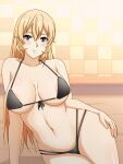  alluring big_breasts bikini hot nakiri_erina sexy shokugeki_no_souma strawberry_blonde_hair voluptuous 