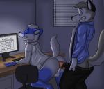  anal furry gay male partially_clothed 