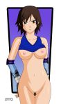 alluring asuka_kazama bottomless breasts female naked_from_the_waist_down namco nude posing pussy tekken tekken_5_dark_resurrection tekken_tag_tournament_2