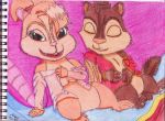  alvin_and_the_chipmunks brittany_and_the_chipettes chipettes chipmunk closed_eyes furry hot sexy_face 