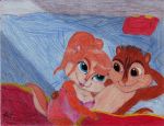  alvin_and_the_chipmunks alvin_seville brittany_and_the_chipettes brittany_miller chipettes chipmunk cute erect_nipples furry 