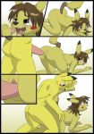  comic female furry hetero male pikachu pokemon tf transformation vaginal 