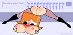ass bent_over big_ass big_breasts breasts debbie_turnbull monsterhunter04 partially_clothed robotboy