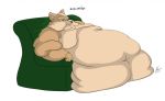 couch fox fox_mccloud furry huge_belly hyper_belly massive_belly morbidly_obese no_sex obese plump star_fox