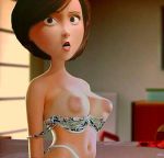  3d big_breasts bra breasts disney helen_parr pixar tagme the_incredibles underwear 