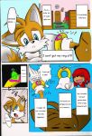  cute furry michiyoshi miles_&quot;tails&quot;_prower multiple_tails rouge_the_bat sega sonic sonic_(series) tail text 