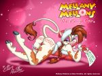 1024x768 1girl big_breasts bovine breasts character_name cow eltonpot female female_only mellany_mellons solo solo_female wallpaper