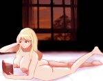  bobcheez dat_ass fairy_tail lucy_heartfilia nipples nude reading tagme 