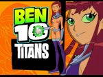  ben_10 breasts cosplay erect_nipples green_eyes gwen_tennyson hair nipples nude pubic_hair pussy small_breasts starfire teen_titans 