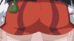  1girl anime ass breast_press cleavage gif huge_breasts momo_kyun_sword 