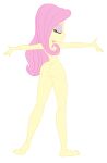  ass barefoot edit equestria_girls fluttershy my_little_pony nude nude_edit nude_female 