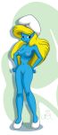  breasts madamecocoa nipples smurfette the_smurfs 