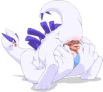  anus ass blush female feral furry gaping looking_back lugia nezumi nezunezu open_mouth pokemon pussy raised_tail spread_pussy spreading tail vaginal 