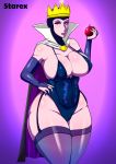 5tarex apple breasts crown disney queen_grimhilde snow_white_and_the_seven_dwarfs