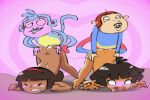  2_girls ahegao becky_botsford boots boots_(dora_the_explorer) captain_huggy_face clenched_hand clenched_hands crossover doggy_position dora_marquez dora_the_explorer eyes_rolled_back fucked_silly gif heart latina loop male/female mexican minus8 monkey multiple_girls nick_jr. nickelodeon nude rolled_eyes tongue tongue_out top-down_bottom-up voyeur wide-eyed wide_eyed wordgirl 