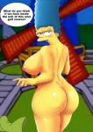  big_ass edit golf looking_at_viewer marge_simpson milf the_simpsons windmill yellow_skin 