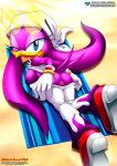  bandanna bbmbbf breasts full_body mobius_unleashed palcomix pietro&#039;s_secret_club purple_fur pussy sega shades sonic_(series) sonic_the_hedgehog_(series) wave_the_swallow 